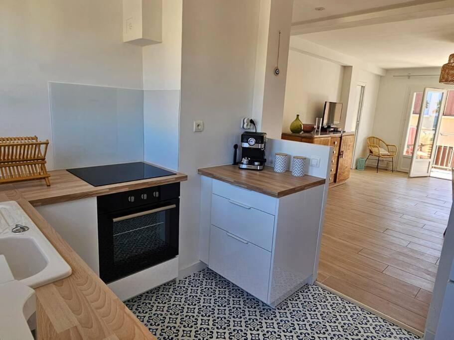 Tres Bel Appartement Vue Mer Six-Fours-les-Plages Eksteriør bilde