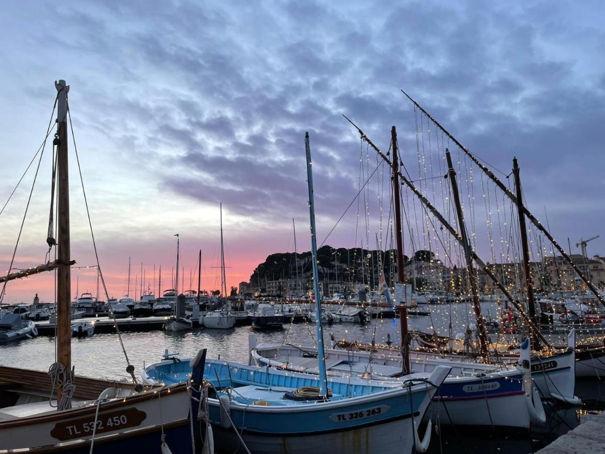 Tres Bel Appartement Vue Mer Six-Fours-les-Plages Eksteriør bilde